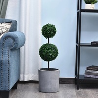 Copac decorativ artificial Outsunny, 67 cm, Verde