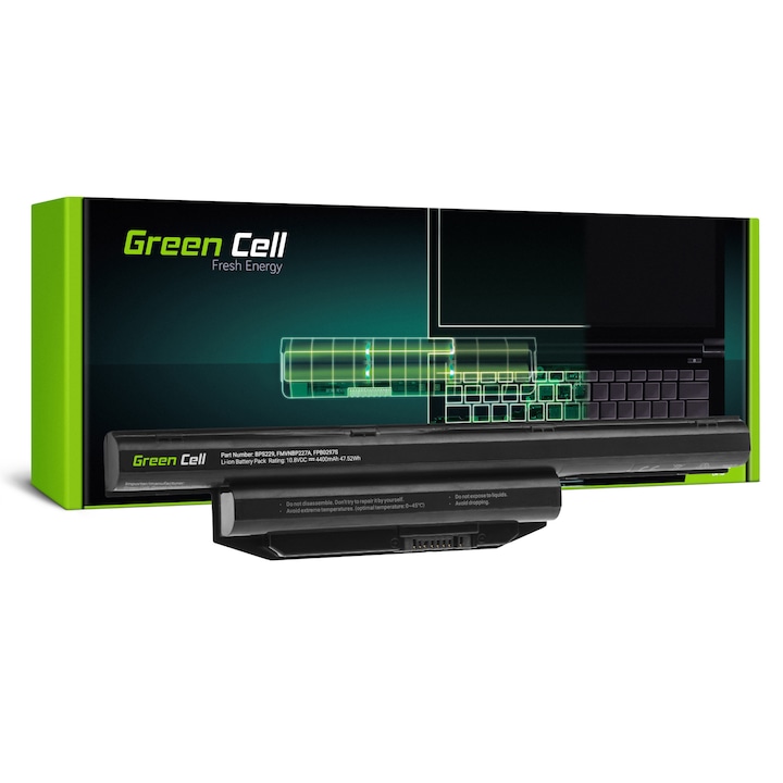 Батерия за лаптоп Green Cell за Fujitsu LifeBook A514 A544 A555 AH544 AH564 E547 E554 E733 E734 E743 E744 E746 E753 E754 S904
