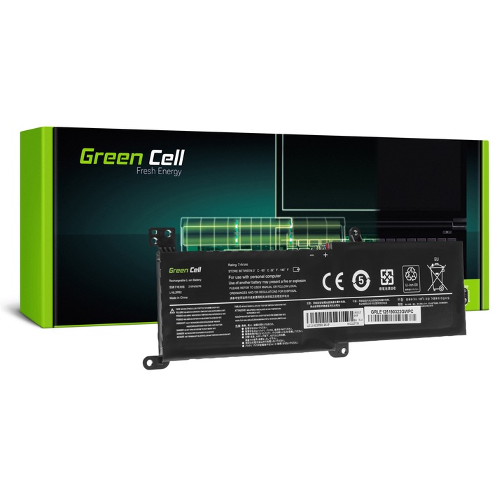 Baterie laptop pentru Lenovo IdeaPad 320-14IKB 320-15ABR 320-15AST 320-15IAP 320-15IKB 320-15ISK 330-15IKB 520-15IKB acumulator marca Green Cell