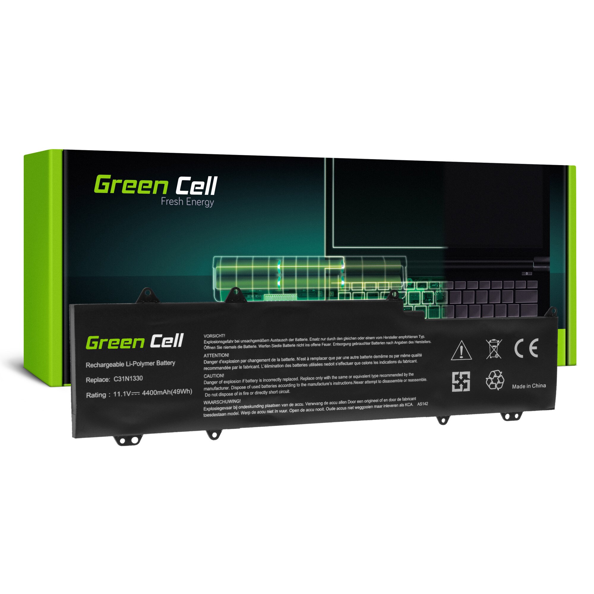 Baterie laptop C31N1330 pentru Asus ZenBook UX32L UX32LA UX32LN acumulator marca Green Cell