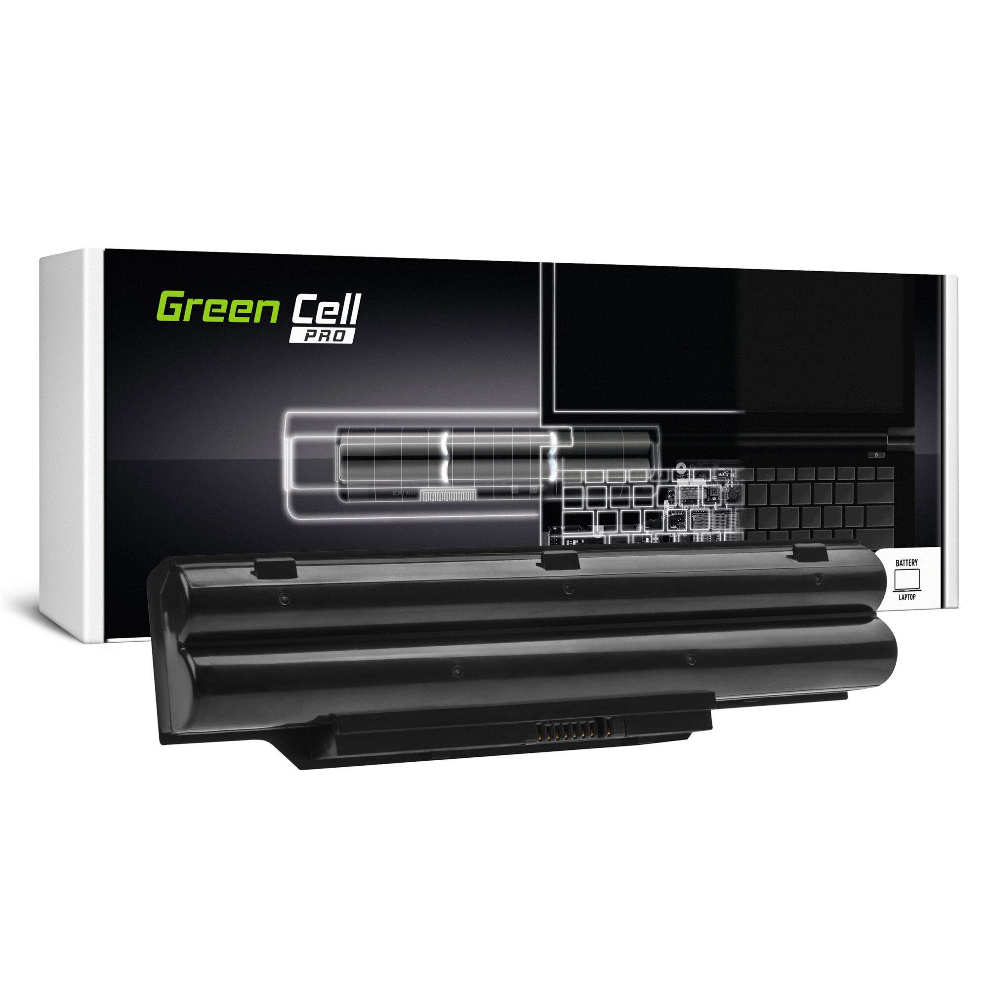 Baterie laptop PRO serie FPCBP331 FMVNBP213 pentru Fujitsu Lifebook A532 AH532 acumulator marca Green Cell