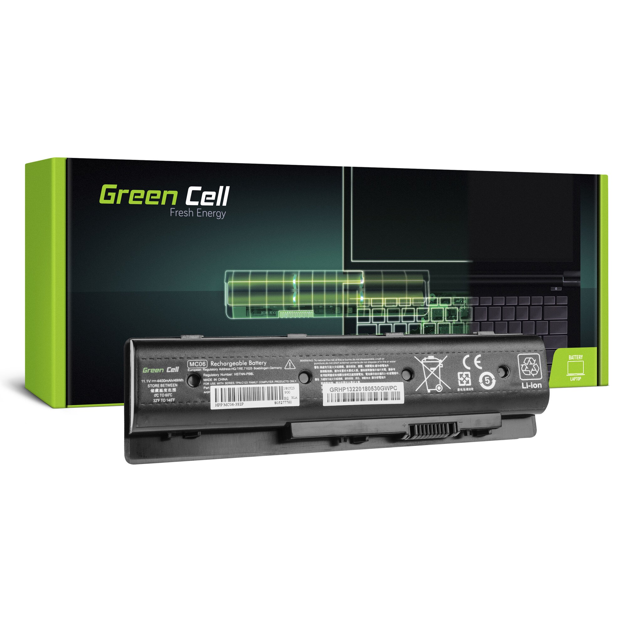 Baterie laptop MC04 pentru HP Envy 17-N 17-R M7-N acumulator marca Green Cell
