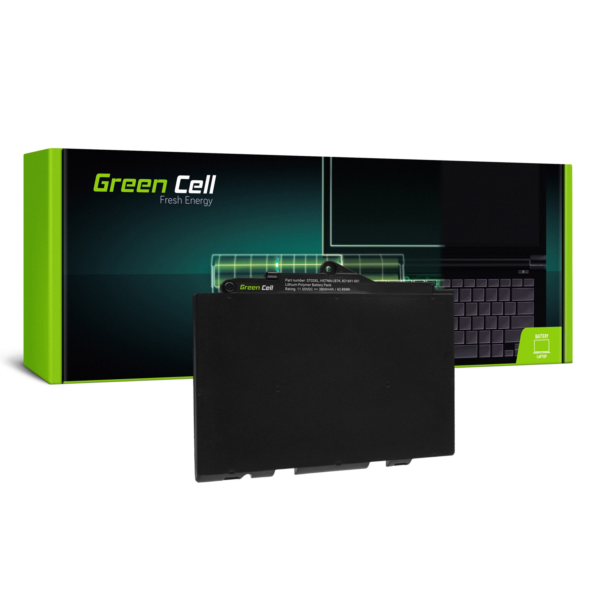 Baterie laptop ST03XL pentru HP EliteBook 725 G4 820 G4 acumulator marca Green Cell