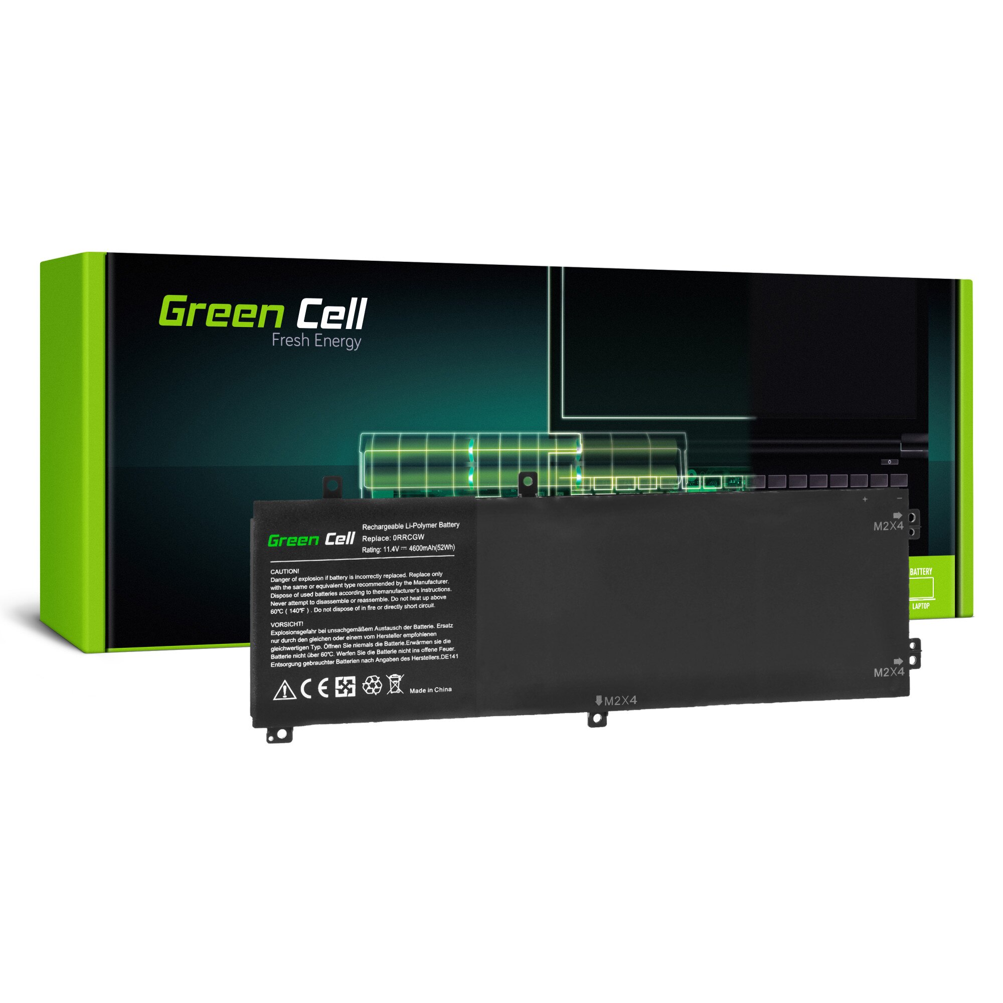 Baterie laptop RRCGW pentru Dell XPS 15 9550, Dell Precision 5510 acumulator marca Green Cell