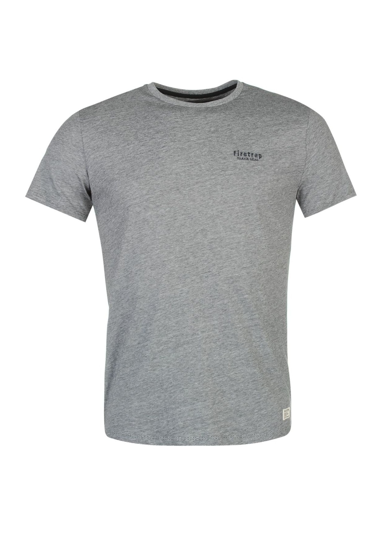 Tricou pentru barbati, Firetrap, Fine Stripe, Bumbac, Gri, L