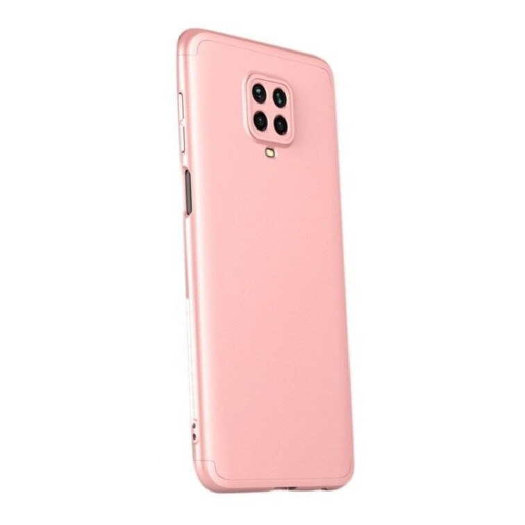 Husa Xiaomi Redmi Note 9 Pro / Xiaomi Redmi Note 9S, Protectie 360 - Spate, Camera si Laterale, GKK, Roz
