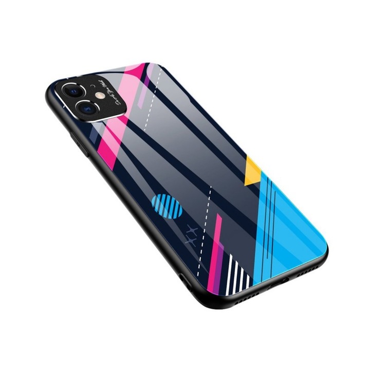 Husa Spate Upzz Gradient Glass Pentru Xiaomi Redmi Note 9 Pro / Redmi Note 9s Pattern 4