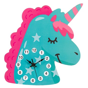 Ceas de perete, Zola®, analog, unicron albastru, 30x27x0.5 cm Ceas de perete, Zola®, analog, unicron albastru, 30x27x0.5 cm