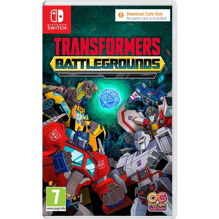Transformers: Battlegrounds játék Nintendo Switchhez, Kód a dobozban