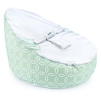 fotoliu pentru bebelusi cu ham de siguranta baby bean bed green rings imagen 1_0_
0