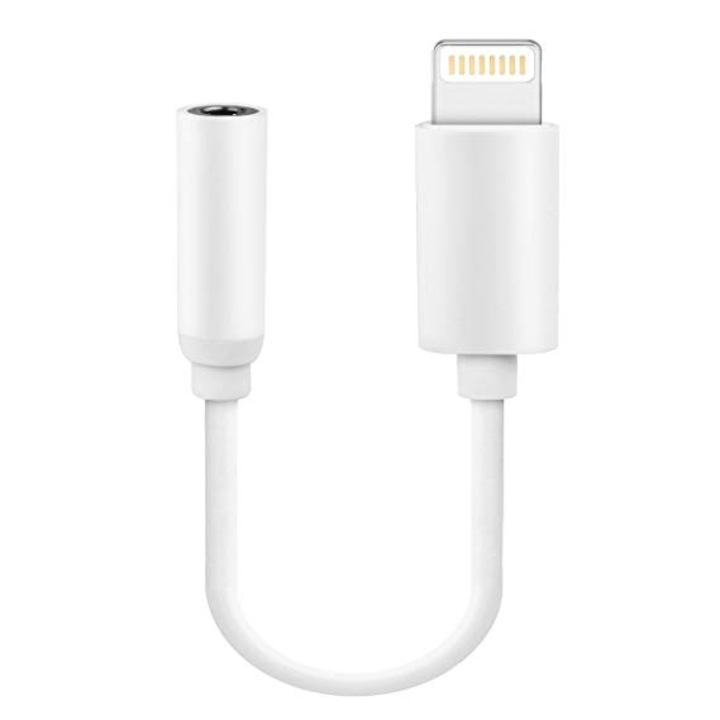 Adaptor pentru Apple Lighting - Jack 3.5 mm Alb CH211