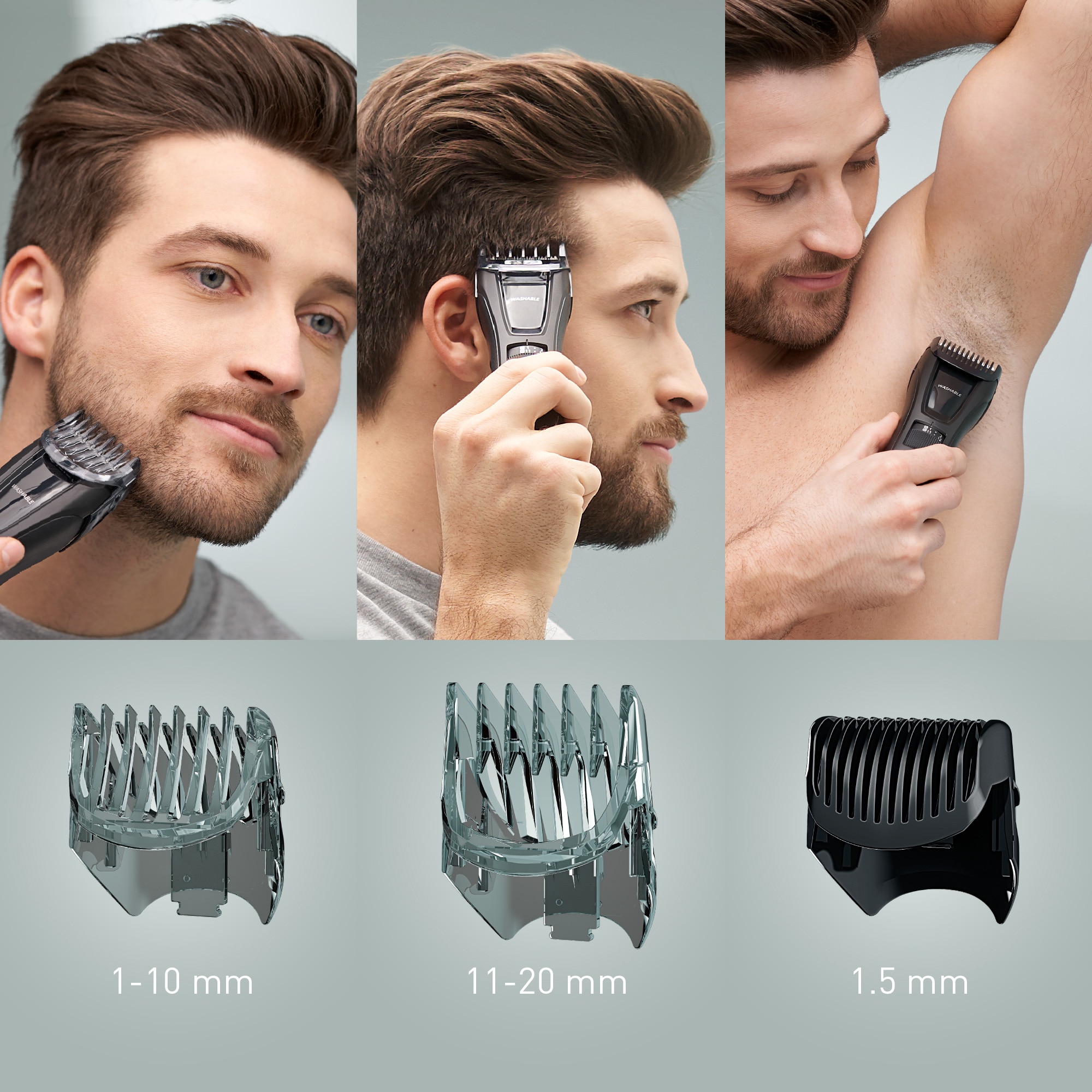 Aparat de tuns Panasonic ER-GB61-K503 pentru barba si mustata, 1