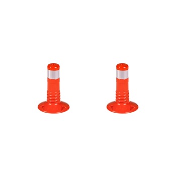 Stalpi pentru semnalizare 300 mm, portocalii, set 2 bucati Stalpi pentru semnalizare 300 mm, portocalii, set 2 bucati