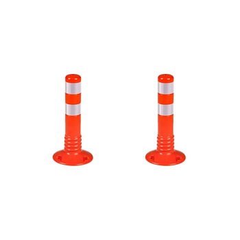 Stalpi pentru semnalizare 450 mm, portocalii, set 2 bucati Stalpi pentru semnalizare 450 mm, portocalii, set 2 bucati