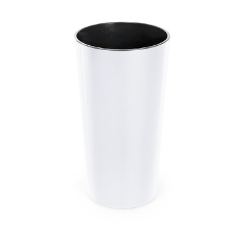 Ghiveci flori LILY rotund inalt, 30x57cm, insert detasabil 15L, ALB GLOSSY Ghiveci flori LILY rotund inalt, 30x57cm, insert detasabil 15L, ALB GLOSSY
