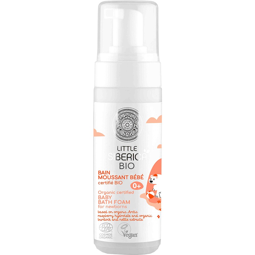 Spuma de baie Natura Siberica Little Siberica pentru nou nascuti,150 ml