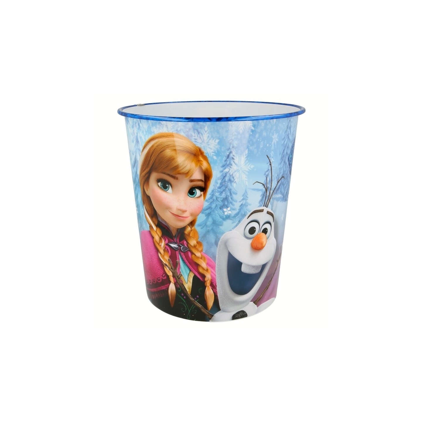 Cos pentru hartii, Frozen, albastru