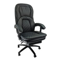 scaun gaming ergonomica arka chairs b68 maraton negru cu suport picioare  piele ecologica imagen 18_0_
0