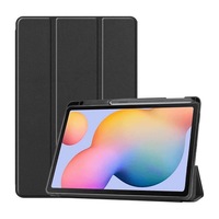 set 3 in 1 husa carte husa silicon si folie protectie ecran pentru samsung galaxy tab s6 lite p610 p615 104 inch negru imagen 11_0_
0