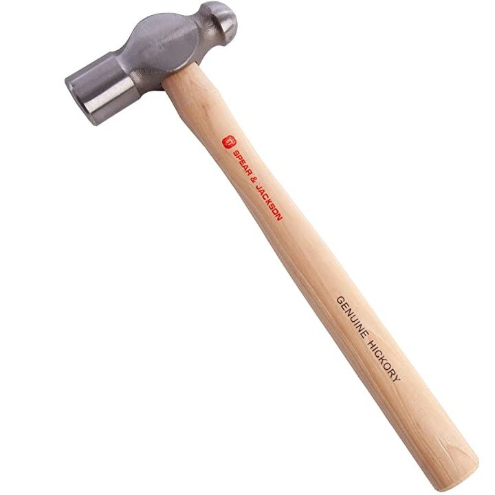 Ciocan tinichigerie 680 g cu maner lemn de nuc, Spear & Jackson
