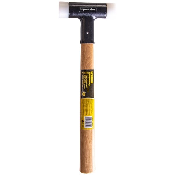 Ciocan plastic cu maner de lemn Top Master 40 mm