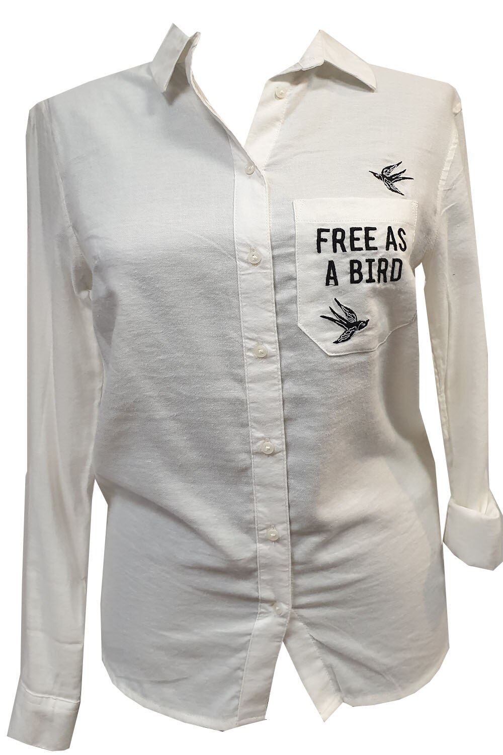 Camasa Tally Weijl,alb cu imprimeu grafic si animal print,2XS