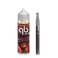 Kit Tigara Electronica Aramax Pen, 900 mAh, 2ml, Negru + Lichid World Of Strawberries QB Mix Line, 0mg, 50ml