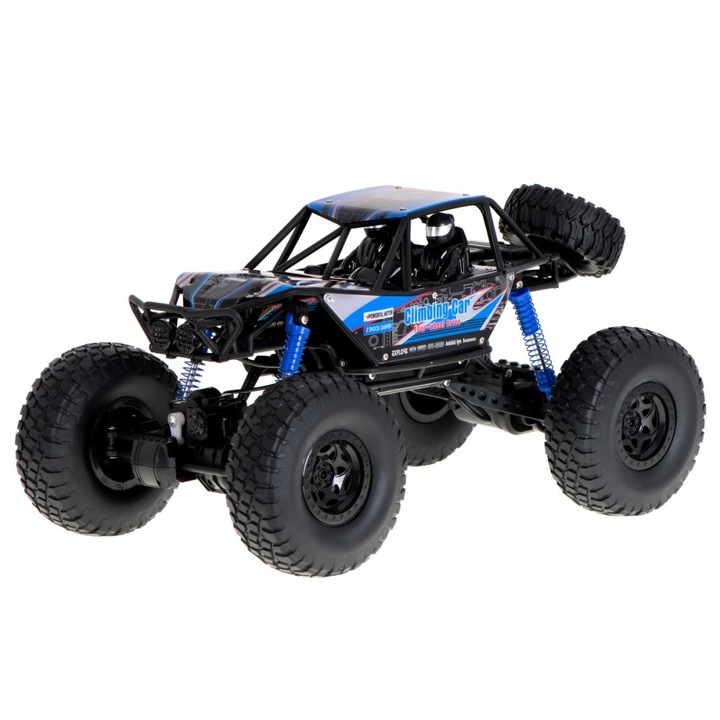 Rock Crawler 1:10 óriás távirányítós sziklamászó autó (48 cm) - kék