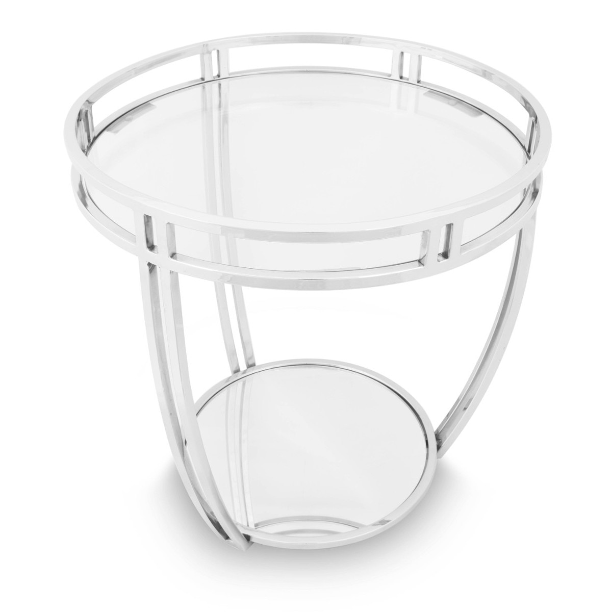 Masuta cafea Loft 58cm inox argintiu