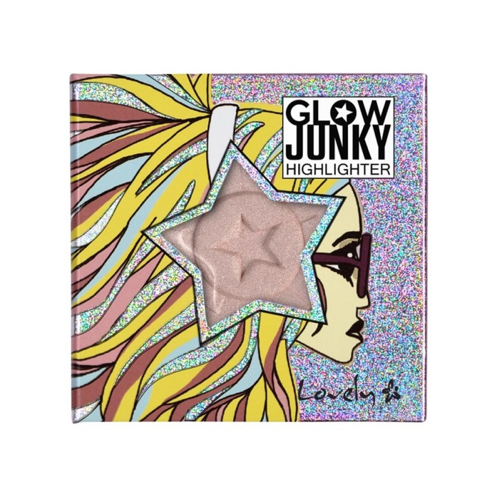 Highlighter arcpúder, Lovely glow junky 02, 9 g