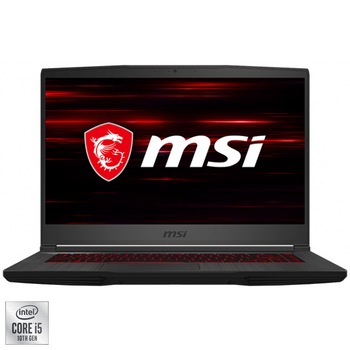 Laptop Gaming MSI GF65 Thin 10SER-1233XRO cu prcesor Intel Core i5-10300H pana la 4.50 GHz, 15.6 Laptop Gaming MSI GF65 Thin 10SER-1233XRO cu prcesor Intel Core i5-10300H pana la 4.50 GHz, 15.6