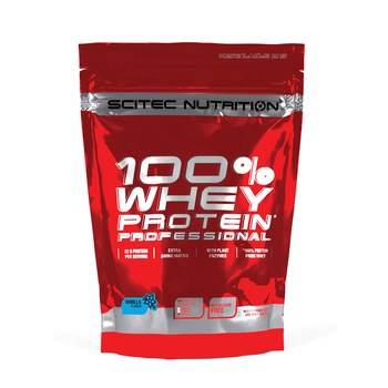 Pudra energizanta Scitec 100% Whey Protein Professional Vanilie 0.500 Kg Pudra energizanta Scitec 100% Whey Protein Professional Vanilie 0.500 Kg