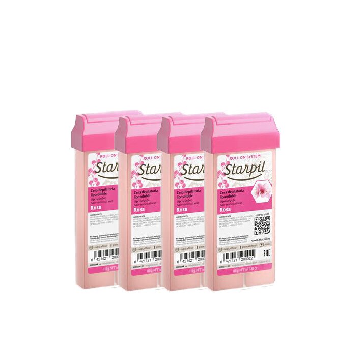 Set 4 Rezerva ceara Trandafir 110g – Starpil Cremoasa Liposolubila