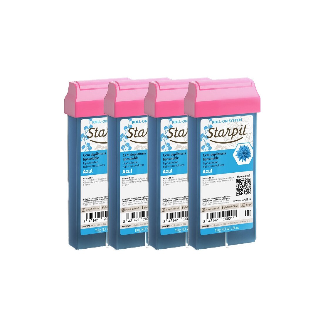 Set 4 Rezerva ceara Azulena 110g – Starpil Liposolubila Cristalina