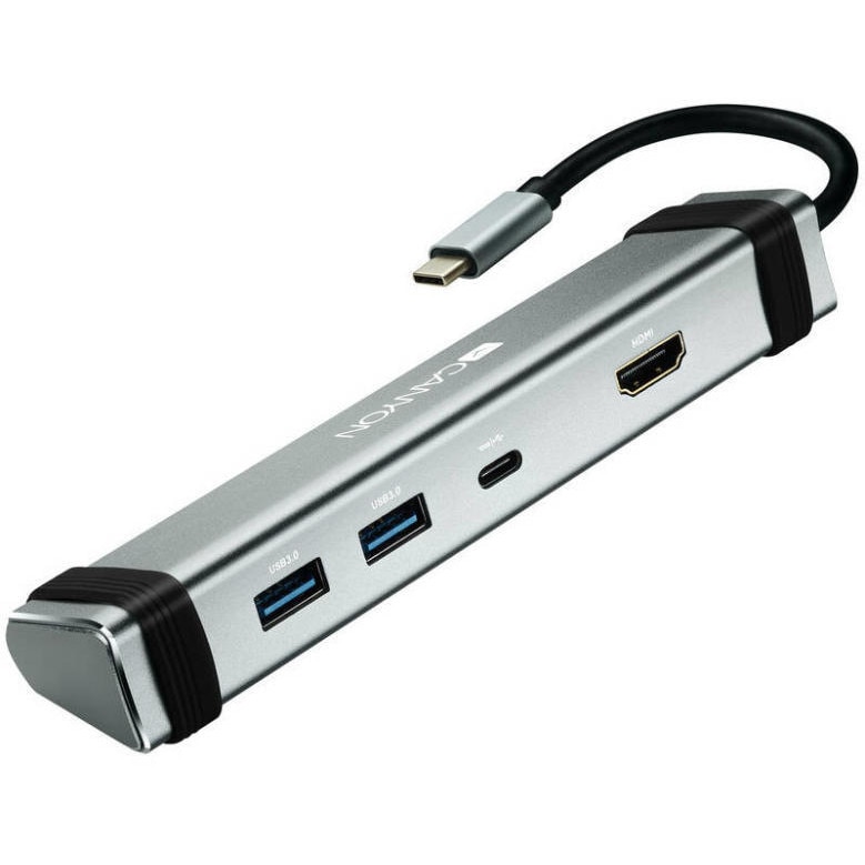 Docking station Canyon CNS-TDS03DG, 4 porturi, USB-C, Gri
