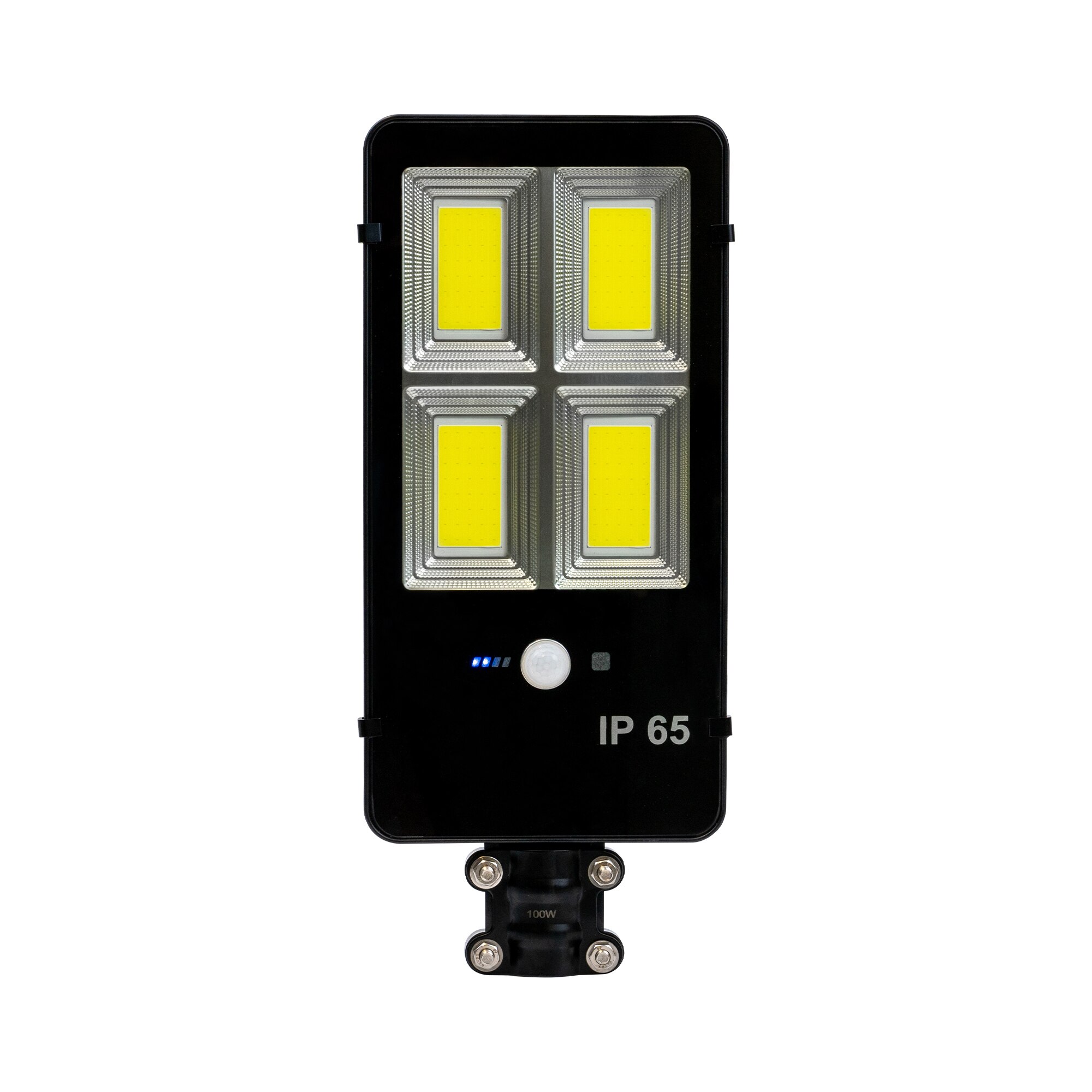 Lampa solara, temperatura culoare 6500 K, alb rece, 2200 lm, rezistenta la intemperii, Negru