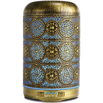 Umidificator de aer si difuzor de uleiuri esentiale pentru aromaterapie cu ultrasunete,LittleDomi,din metal,capacitate 250 ml,Bronz Umidificator de aer si difuzor de uleiuri esentiale pentru aromaterapie cu ultrasunete,LittleDomi,din metal,capacitate 250 ml,Bronz