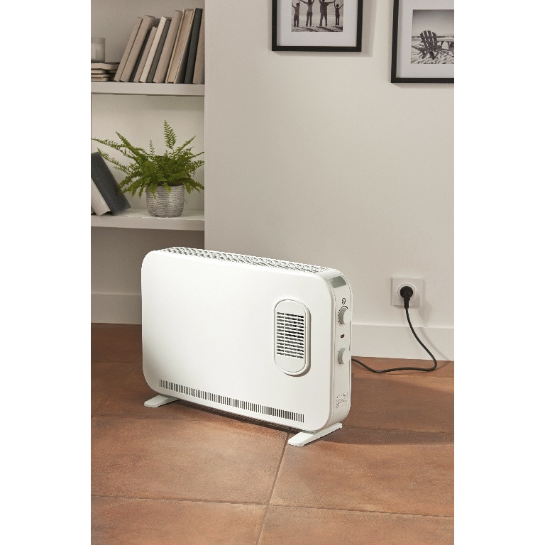 Convector electric eGarden alb cu functie turbo, 2000 W, 435 x 730 x ...
