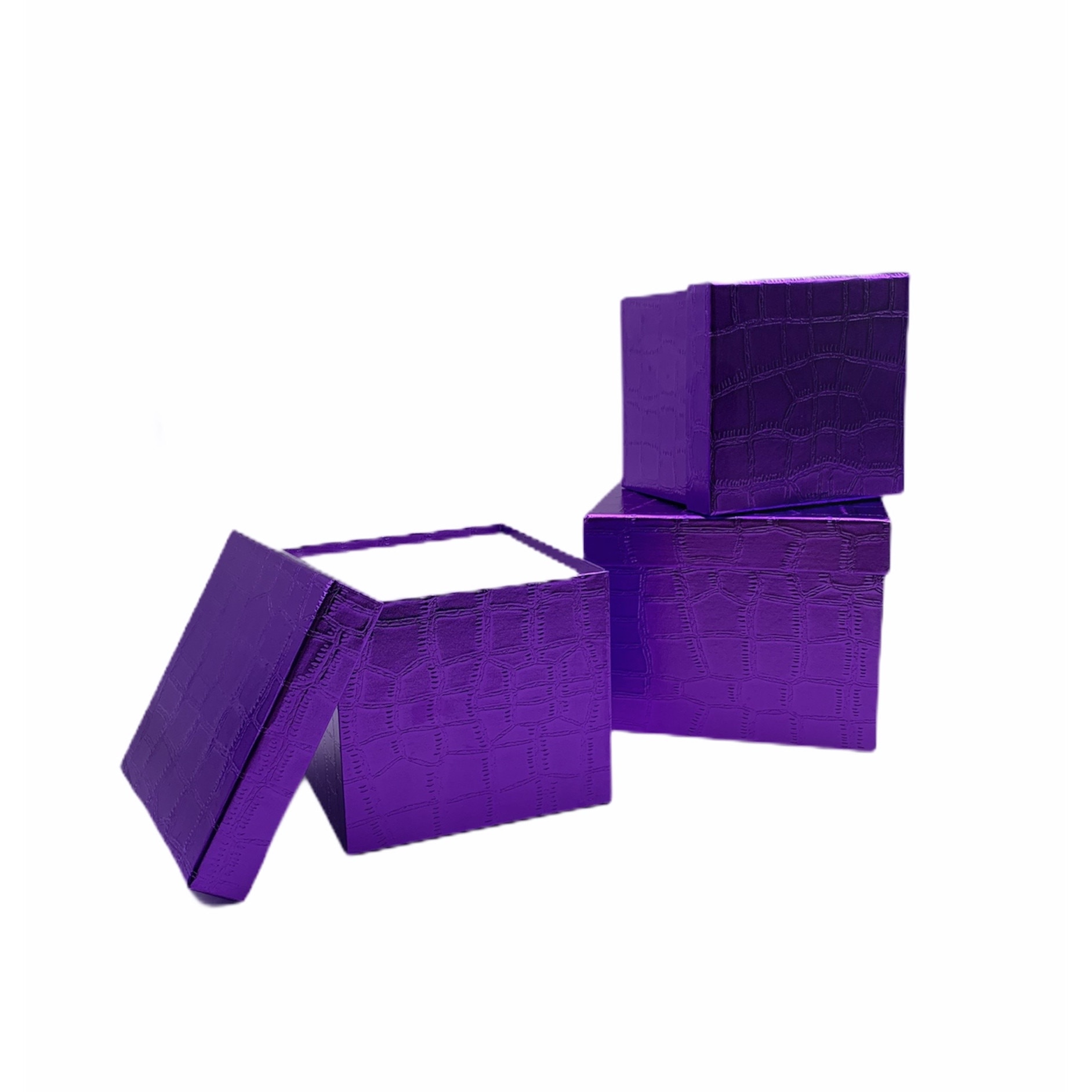 Set 3 cutii cadou din carton, 800 gr