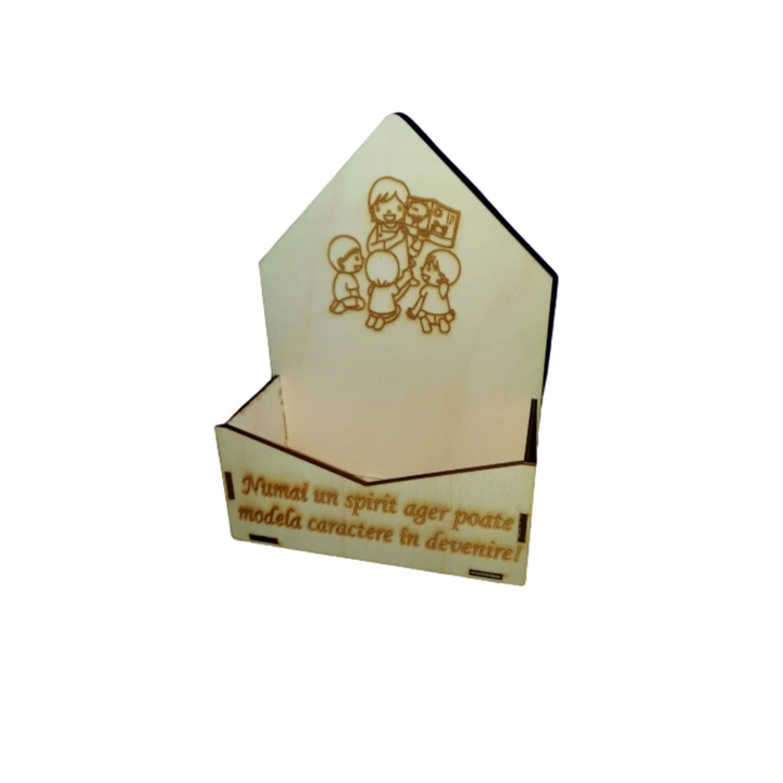 Cutie pentru Aranjamente Florale, Lemn, 15cm, U03