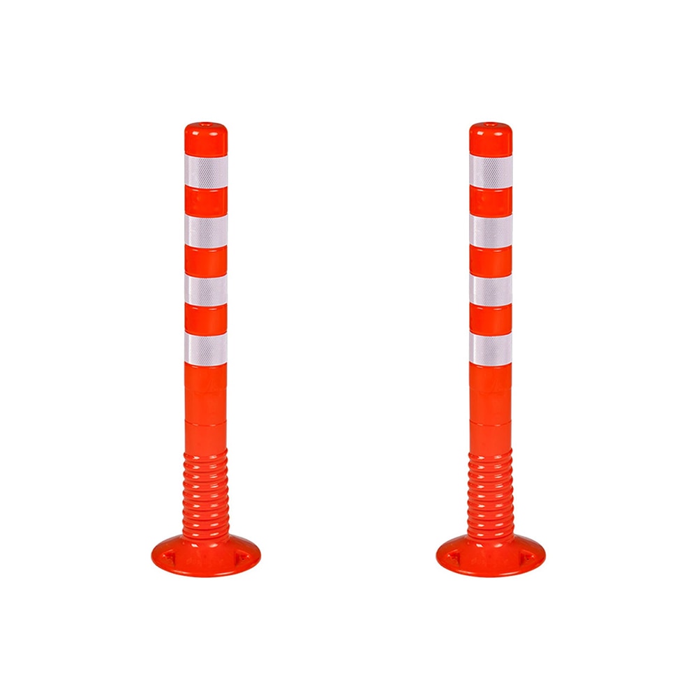 Stalpi pentru semnalizare 1000 mm, portocalii, set 2 bucati