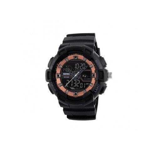 Ceas sport-casual pentru barbati Skmei 1189, curea din silicon, negru