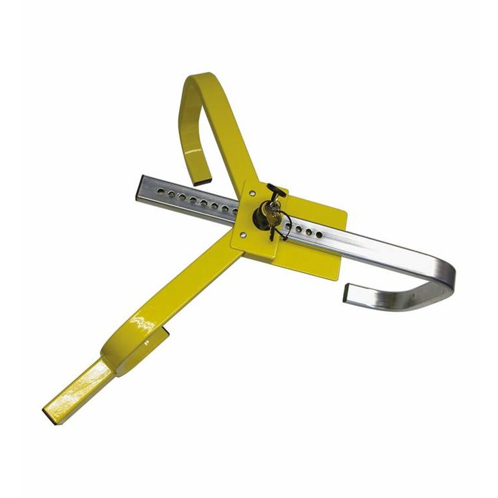 Antifurt roata , Blocaj roata pentru jante de 13-15 inch , cu 3 gheare , 1 bucata