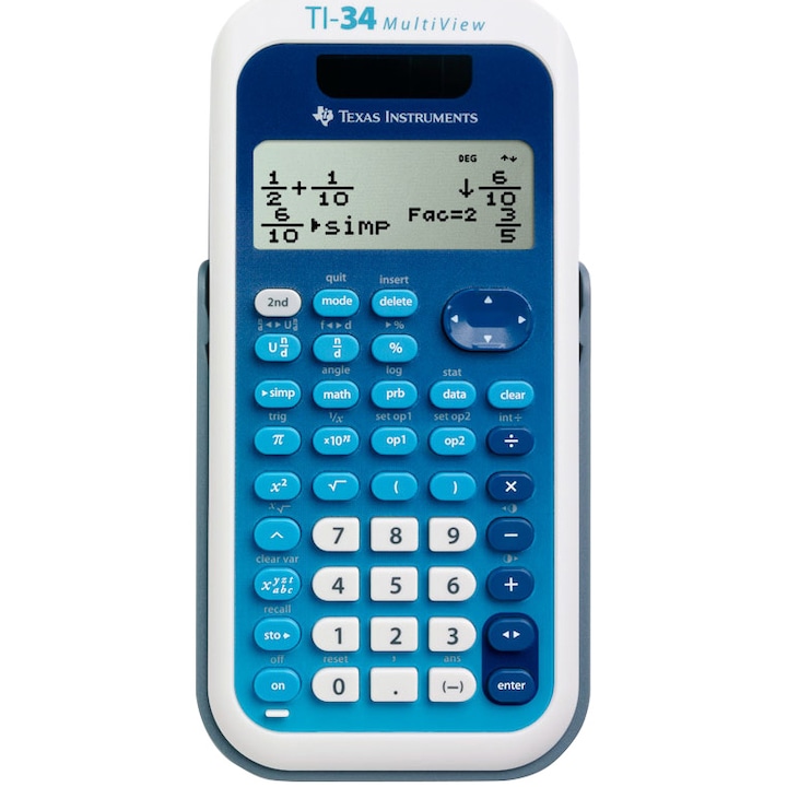 Научен калкулатор Texas Instruments TI-34 MultiView™, Дисплей MultiView™, 4 линии