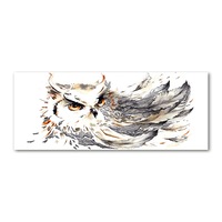 Pictura pe panza, 125 x 50cm, Decorarea peretilor "Bufniţa”