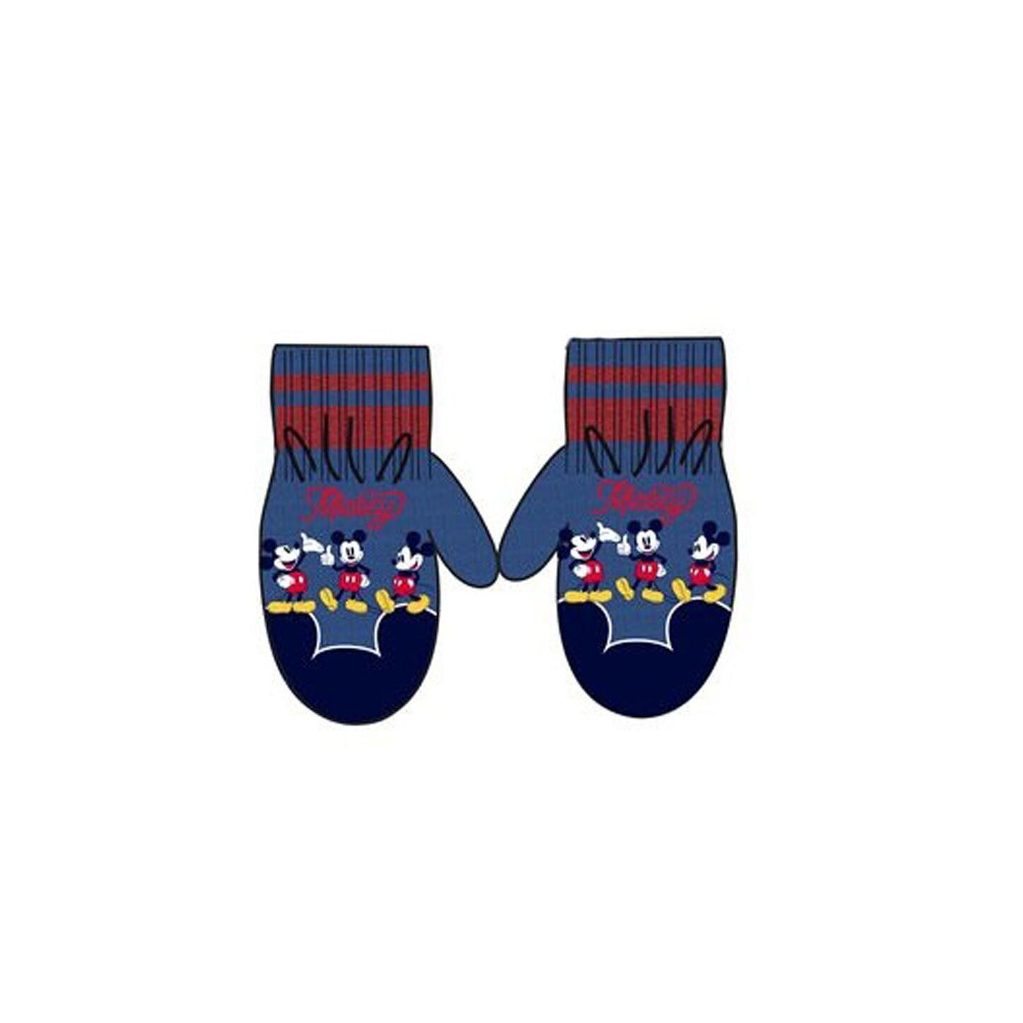 Manusi bebe, Mickey, bleumarin, 0-3 ani