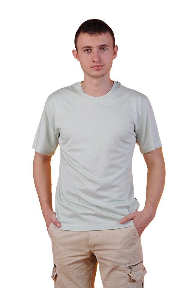 Tricou barbati, maneca scurta, Tuareg, Model 1, Vernil deschis