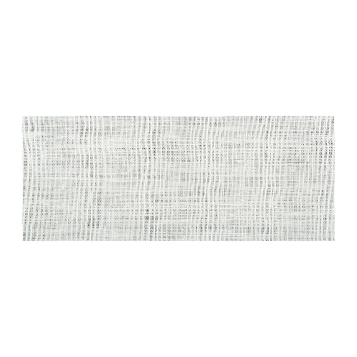 Panou de bucatarie, din sticla, 125x50 cm "Panza de in alb”