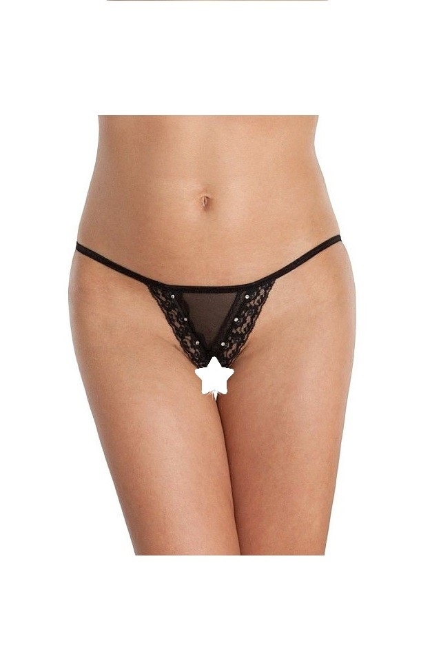 Bikini, Softline, cu decupaj, Negru, Marime XL