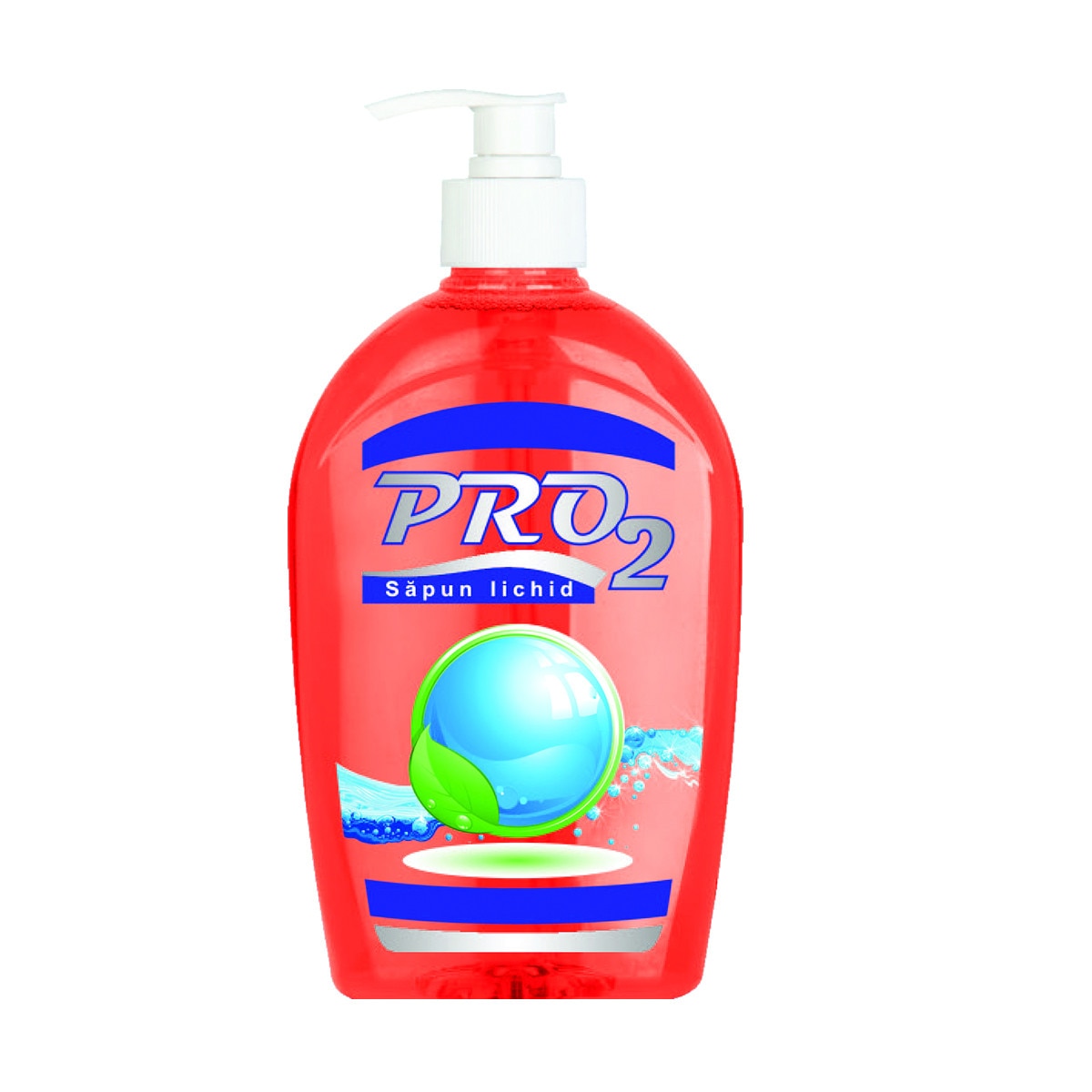 Sapun lichid, PRO2, pentru maini, cu pompa, Roz, 500 ml